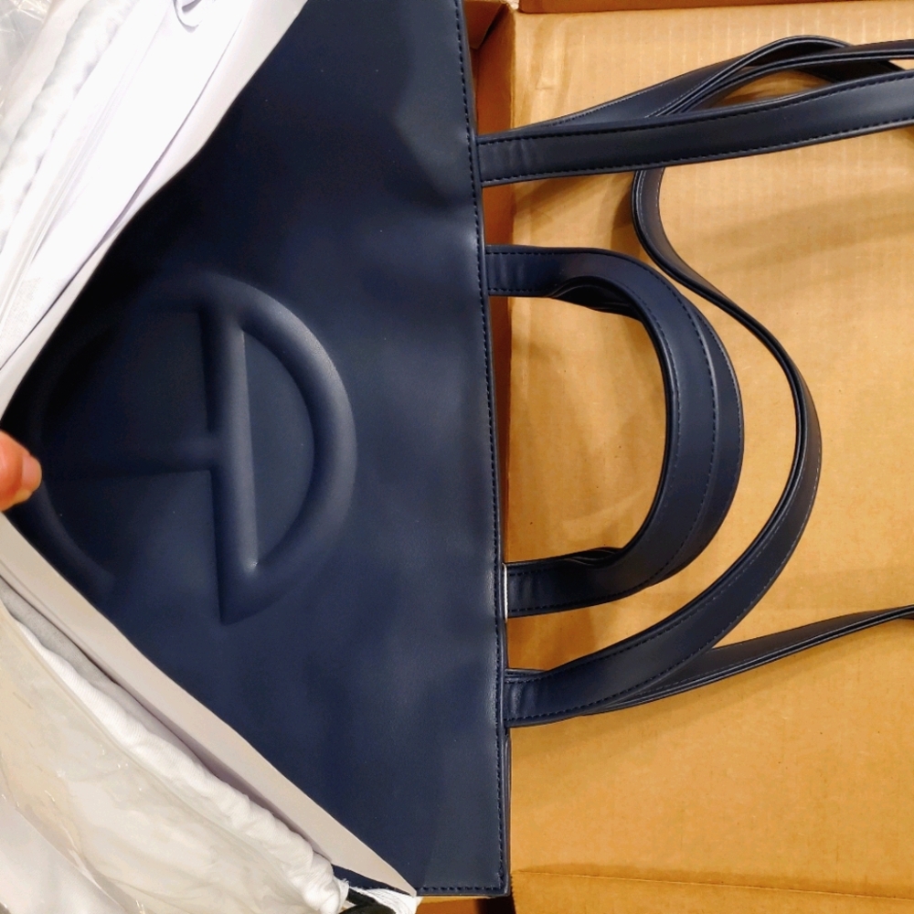 Medium Telfar Shopping Bag - Navy